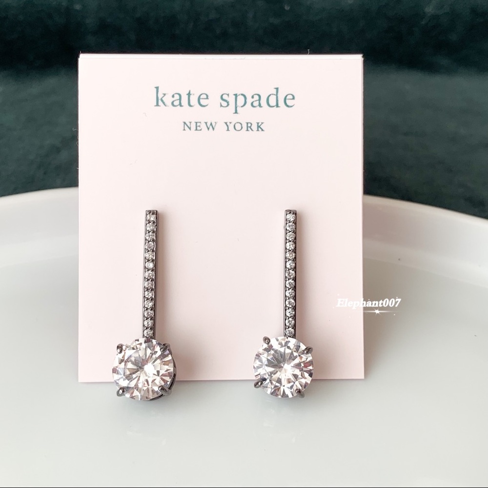 Kate Spade New York Cluster Studs Clear Cubic Zirconia earrings